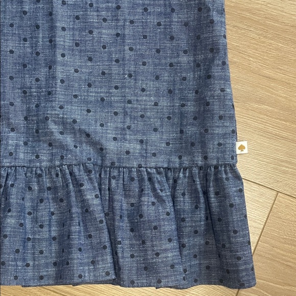 Kate Spade Polka Dot Ruffle Dress Girl size 6 - Picture 3 of 4